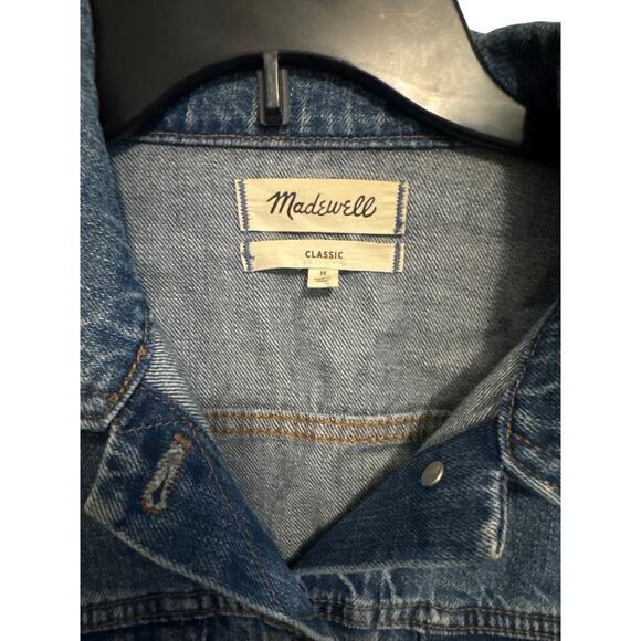 Madewell Button-Front Denim Jacket in Charleston Wash size Medium - Picture 5 of 9